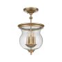 Feiss Pickering Lane FE-PICKERING-LANE-SF-PNBR Stropná lampa 3x40 W/E14