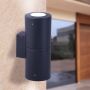Fumagalli Franca FMG-FRANCA90-2LT-BLK Stena svietidlo 2x6W/GU10 4000K-2700K 732lm IP55
