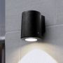 Fumagalli Franca FMG-FRANCA90-BLK Stena svietidlo 1x6W/GU10 4000K-2700K 366lm IP55