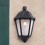 Fumagalli Iesse FMG-IESSE-BLK Stena svietidlo 1x23W/E27 IP55