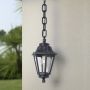 Fumagalli Sichem FMG-SICHEM-ANNA-BLK Závesná lampa 1x23W/E27 IP55