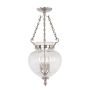 Elstead Lighting FINSBURY PARK FP-P-M-POL-NCKL Závesná lampa 3x60W/E14