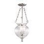Elstead Lighting FINSBURY PARK FP-P-S-POL-NCKL Závesná lampa 3x60W/E14