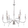 Elstead Lighting FINSBURY PARK FP9-POL-NICKEL Žiarovka 9x60W/E14