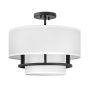 Hinkley Lighting Graham HK-GRAHAM-M-BK Stropná lampa 3x40 W/E14