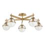 Hinkley Lighting Hollis HK-HOLLIS-5-C-HB Stropná lampa 5x40 W/E14 ip44