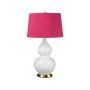 Elstead Lighting Isla ISLA-AB-TL-CRANBERRY Stolná lampa 1x60 W/E27