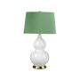 Elstead Lighting Isla ISLA-AB-TL-GREEN Stolná lampa 1x60 W/E27