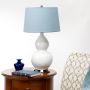 Elstead Lighting Isla ISLA-PN-TL-BLUE Stolná lampa 1x60 W/E27