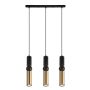 Italux ISIDORA PND-14290-3A-BK-BRO Závesná lampa 3x25W/GU10 IP20