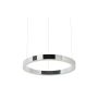 King Home RING JD8169-40.SILVER Závesná lampa 1x25W/LED 3000K 2000LM IP20