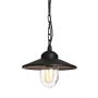 Elstead Lighting KLAMPENBORG KLAMPENBORG8-BK Závesná lampa 1x60W/E27 IP44