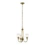 Elstead Lighting WAVERLY KL-WAVERLY3-NBR Žiarovka 3x60W/E27