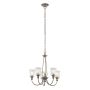 Elstead Lighting WAVERLY KL-WAVERLY5-CLP Žiarovka 3x60W/E27