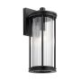 Kichler Barras KL-BARRAS2-M-BK Stena svietidlo 1x40W/E27 IP44