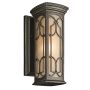 Kichler FRANCEASI KL-FRANCEASI-S Stena svietidlo 1x60W/E27 IP44