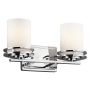 Kichler HENDRIK KL-HENDRIK2-BATH Stena svietidlo 2x3,5W/G9 2x320LM IP44