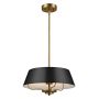 Kichler Luella KL-LUELLA-3P-BKB Závesná lampa 3x40W/E14 IP20