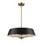 Kichler Luella KL-LUELLA-4P-BKB Závesná lampa 4x40W/E14 IP20