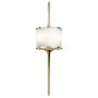 Kichler MONA KL-MONA-L-PB Stena svietidlo 2x3,5W/G9 320LM IP44