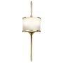 Kichler MONA KL-MONA-S-PB Stena svietidlo 2x3,5W/G9 320LM IP44