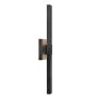 Kichler Nocar KL-NOCAR-L-BK Stena svietidlo 1x39W/LED 3000K 1800lm IP44