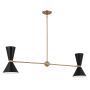 Kichler Phix KL-PHIX-2-LINEAR-CBB Závesná lampa 4x40W/E27 IP20