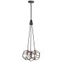 Kichler ROCKLYN KL-ROCKLYN3-RS Závesná lampa 3x60W/E27