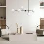 Light Prestige Alisa LP-005/6P BK/WH Závesná lampa 6x40W/E14 IP20