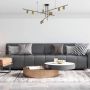 Light Prestige Arizona LP-074/9PL BK/GD Závesná lampa 9x50W/GU10 IP20