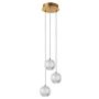 Light Prestige Brillant LP-3303/3P GD Závesná lampa 3x11W/LED 1080lm IP20