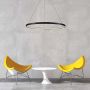Light Prestige Ring LP-909/1P L BK CCT Závesná lampa 1x48 W/LED 3000K|4000K|6000K 2880 lm IP20
