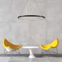Light Prestige Ring LP-909/1P S BK CCT Závesná lampa 1x48W/LED 3000K|4000K|6000K IP20