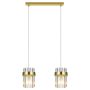 Light Prestige Vetro LP-2910/2L GD Závesná lampa 2x10W/E14 IP20
