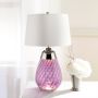 Elstead Lighting LENA LARGE LENA-TL-L-PLUM-OWSS Stolná lampa 1X7W/GU10+1x60W/E27