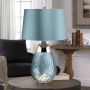 Elstead Lighting LENA SMALL LENA-TL-S-BLUE Stolná lampa 1X7W/GU10+1x60W/E27