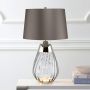 Elstead Lighting LENA SMALL LENA-TL-S-SMOKE Stolná lampa 1X7W/GU10+1x60W/E27