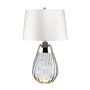 Elstead Lighting LENA SMALL LENA-TL-S-SMOKE-OWSS Stolná lampa 1X7W/GU10+1x60W/E27