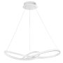 Nova Luce FUSION 1701101001 Závesná lampa 1x53W/led 3000k IP20 4081lm