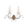 Elstead Lighting LUNETTA LUN2-BRONZE Stena svietidlo 2x60W/E14