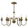 Dar Lighting Lydian LYD0663 Žiarovka 6x40w/E14