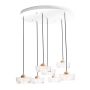 Maxlight LIPARI P0544 Závesná lampa 7x38w/led 3000k 4050lm ip20