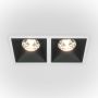 Maytoni ALFA LED DL043-02-15W3K-SQ-WB Vstavané downlight svetlo 2x30W/LED 3000K 2100LM IP20