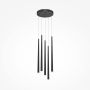 Maytoni CASCADE MOD132PL-L28BK2 Závesná lampa 5x30W/LED 4000K 2300LM IP20