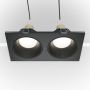 Maytoni ZOOM DL033-2-02B Vstavané downlight svetlo 2x50W/GU10 IP65