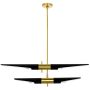 King Home APOLLO MD21419-4M(2)BLACK.G Závesná lampa 4x40W/E27 IP20