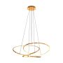 Zuma Line CHOLET MD7360-1A-3GT Závesná lampa 1x56W/LED 3000K 6600lm IP20