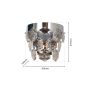 Milagro GRACE ML6934 Stena svietidlo 2x40W/E14 IP20