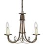 Elstead Lighting MINSTER MN3-BLK-GOLD Žiarovka 3x60W/E14