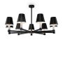Maytoni TET-A-TET MOD104PL-09B Závesná lampa 9x40W/E14
